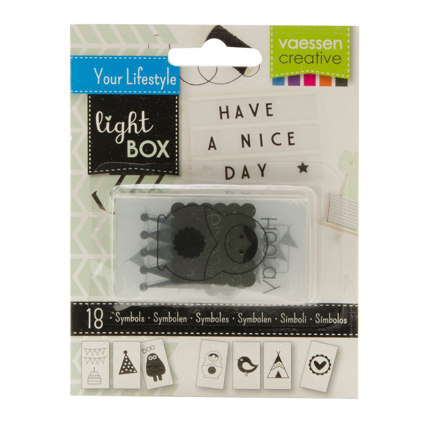 Vaessen creative • lichtbox kids 18stuks
