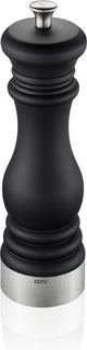 Gefu flavio peper- of zoutmolen – 21 cm – keramisch maalwerk – traploos instelbaar – mat zwart