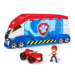 Paw patrol - transformerende ler met voertuigwerpers lichten en geluiden ryder-actiefiguur en atv-speelgoedauto