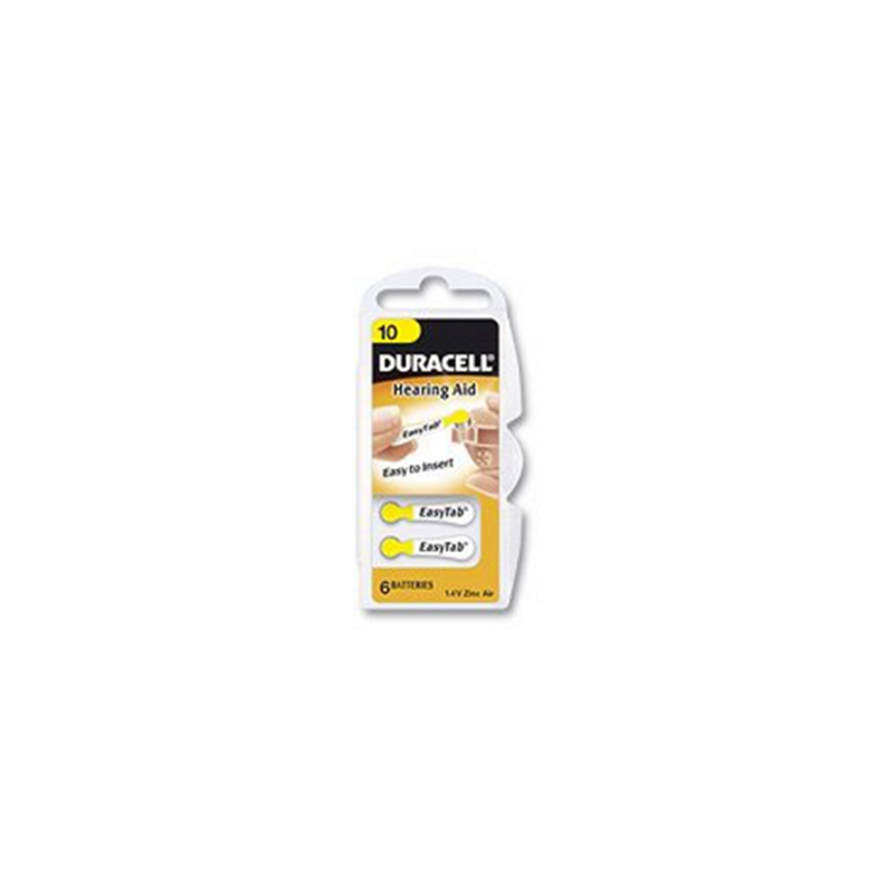 Duracell da10 gehoorapp batterij 1,4v