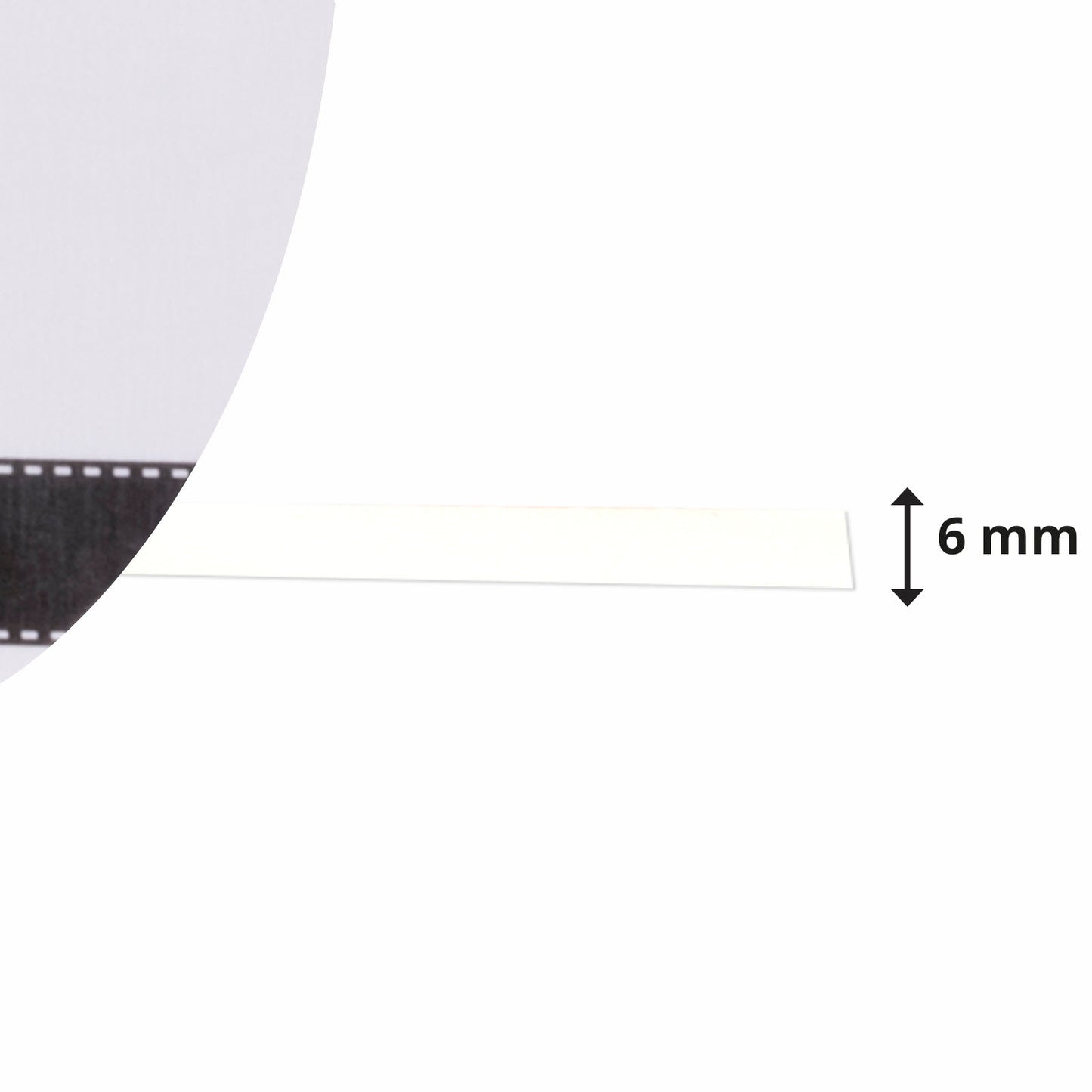 Vaessen creative • satijn lint 6mmx10m wit