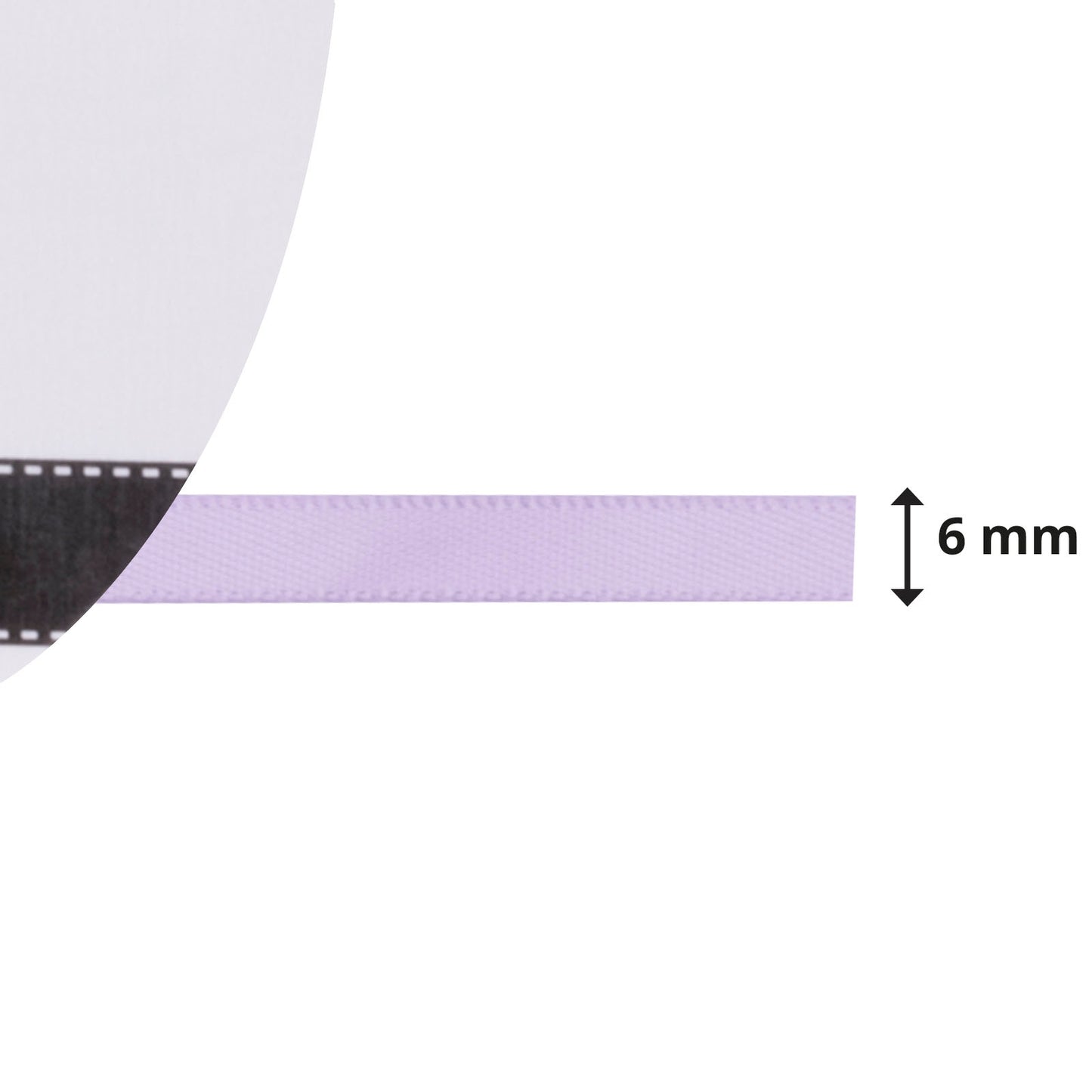 Vaessen creative • satijn lint 6mmx10m lila