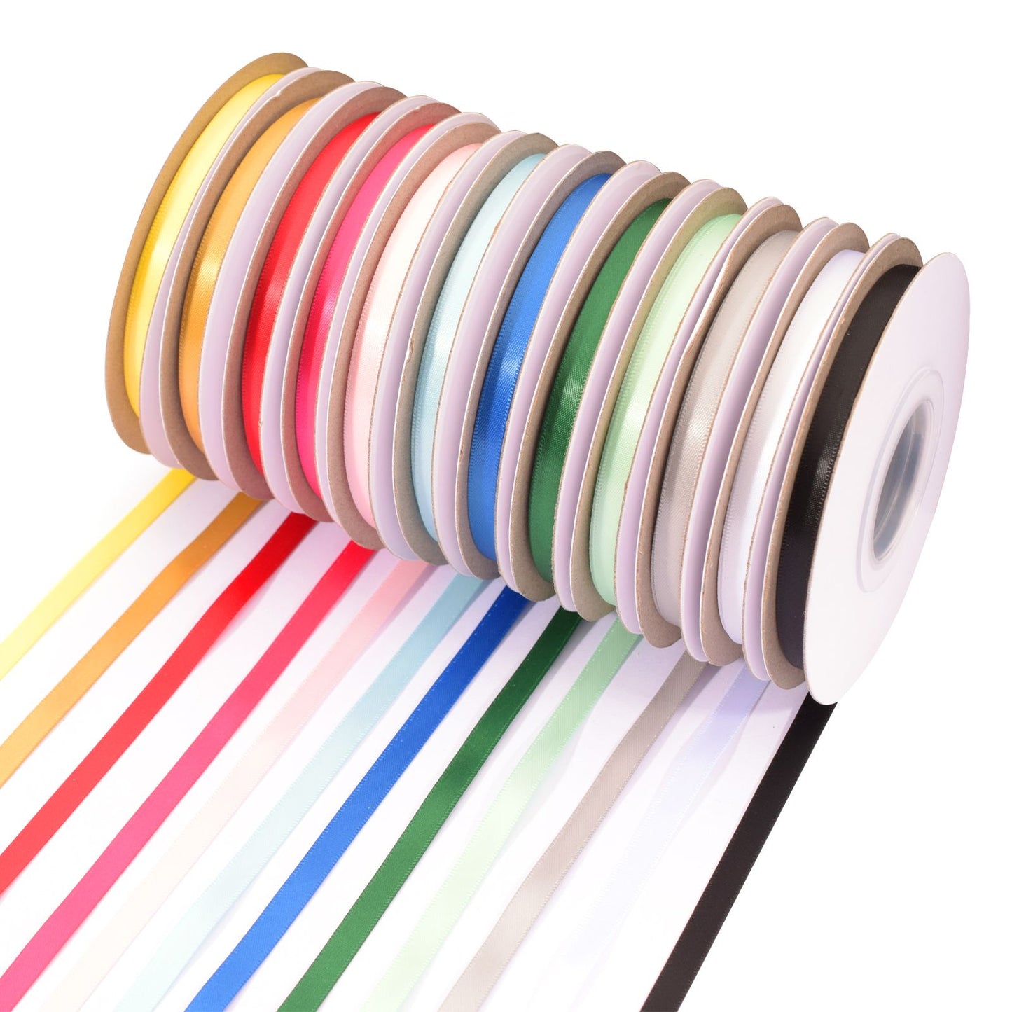 Vaessen creative • satijn lint set 6mmx20m 12kleuren
