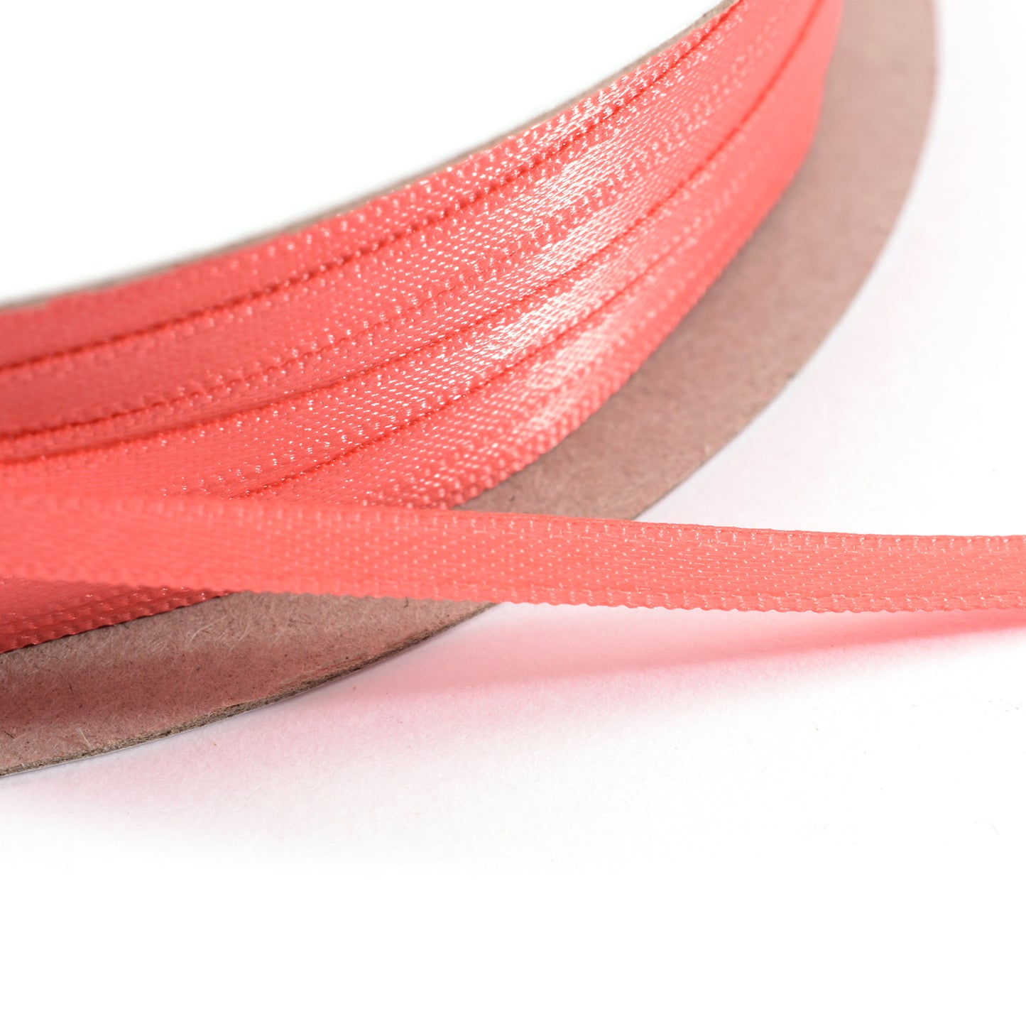 Vaessen creative • satijn lint 3mmx100m pastel rood