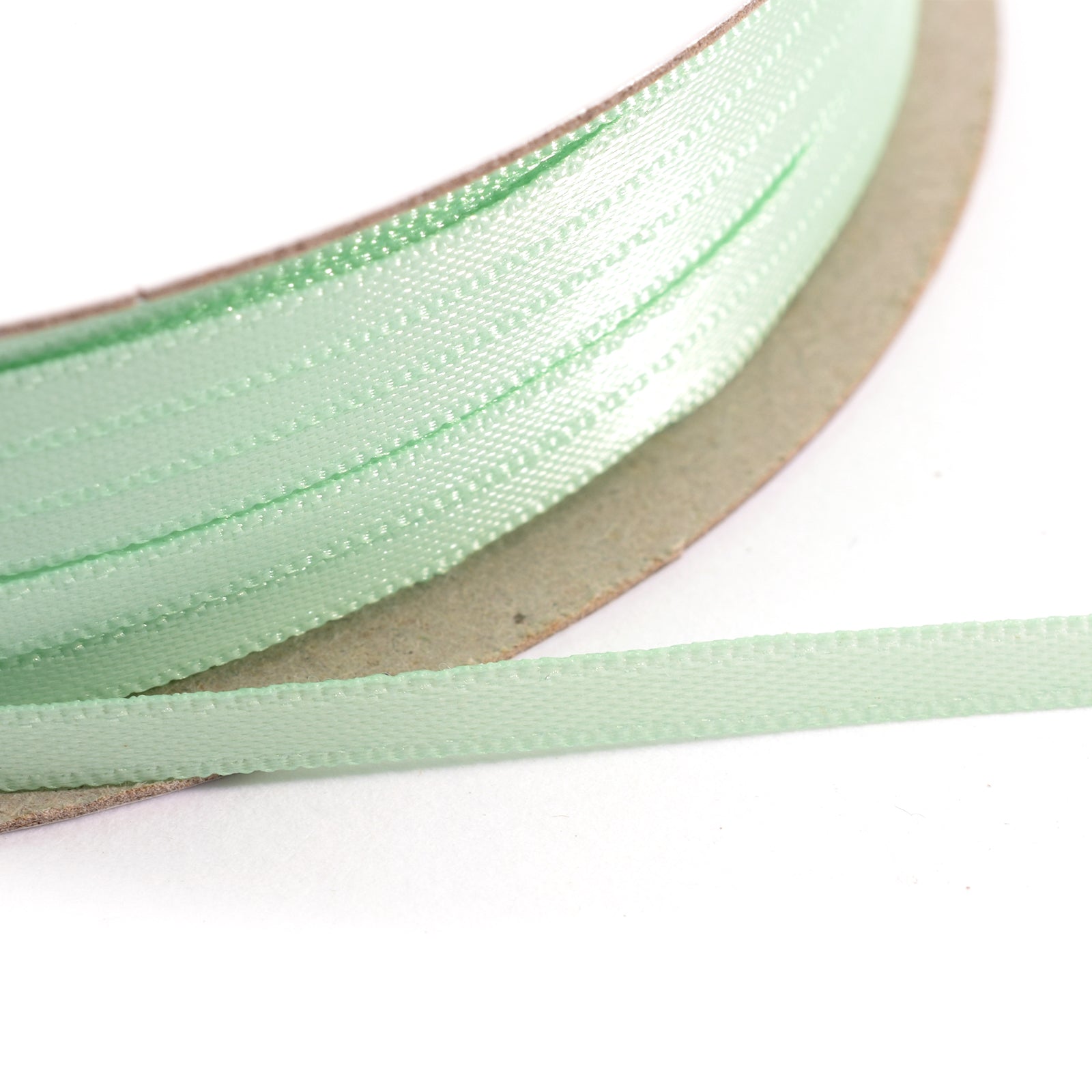 Vaessen creative • satijn lint 3mmx100m pastelgroen