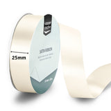 Vaessen creative • satijnlint 20mx25mm antiek wit - afbeelding 2
