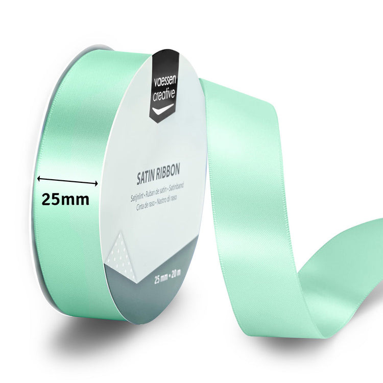 Vaessen creative • satijnlint 20mx25mm blauw