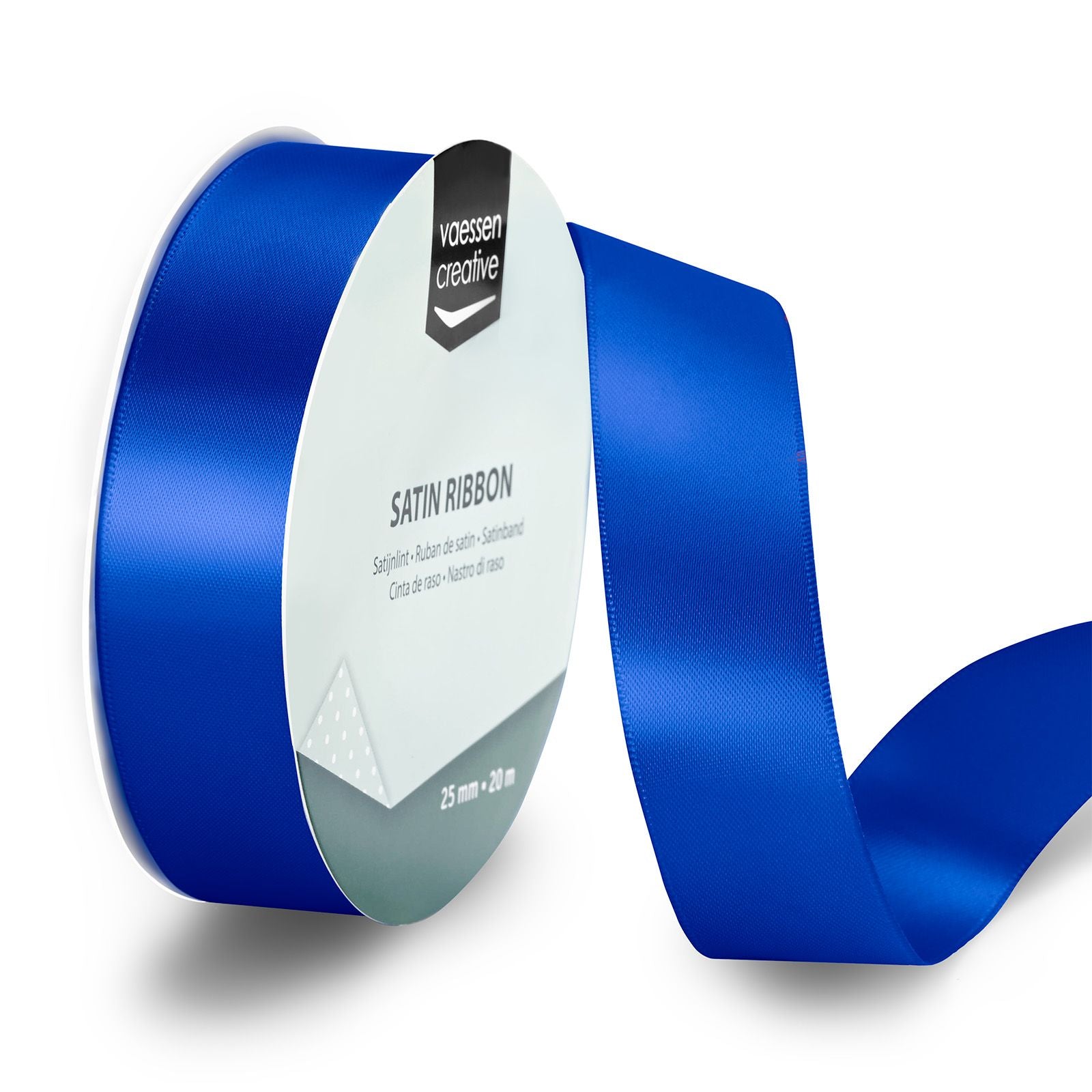 Vaessen creative • satijnlint 20mx25mm electric blue