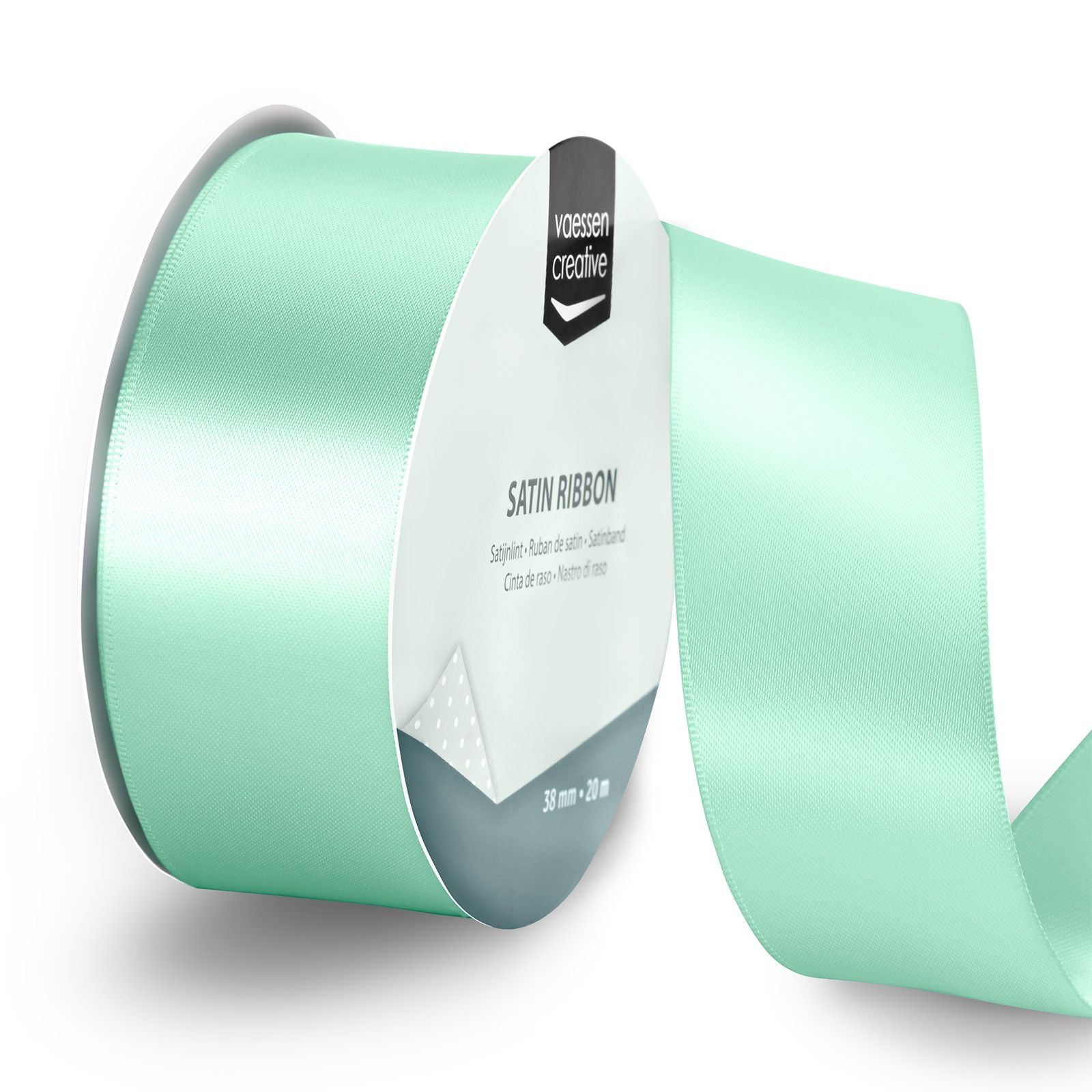 Vaessen creative • satijnlint 20mx38mm blauw