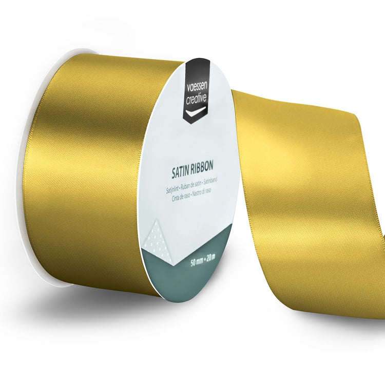 Vaessen creative • satijnlint 20mx50mm goud