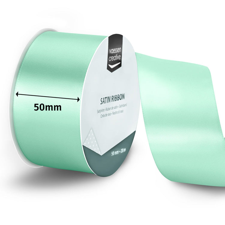 Vaessen creative • satijnlint 20mx50mm blauw