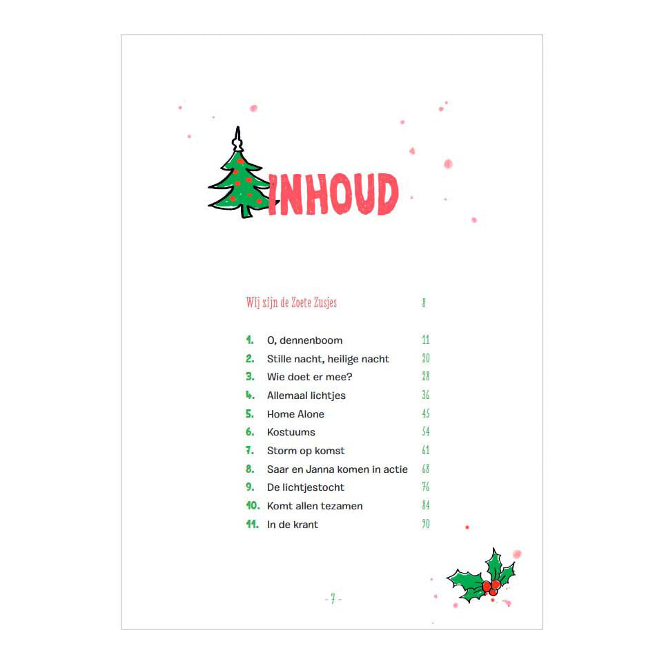 Centraal boekhuis de zoete zusjes vieren kerst