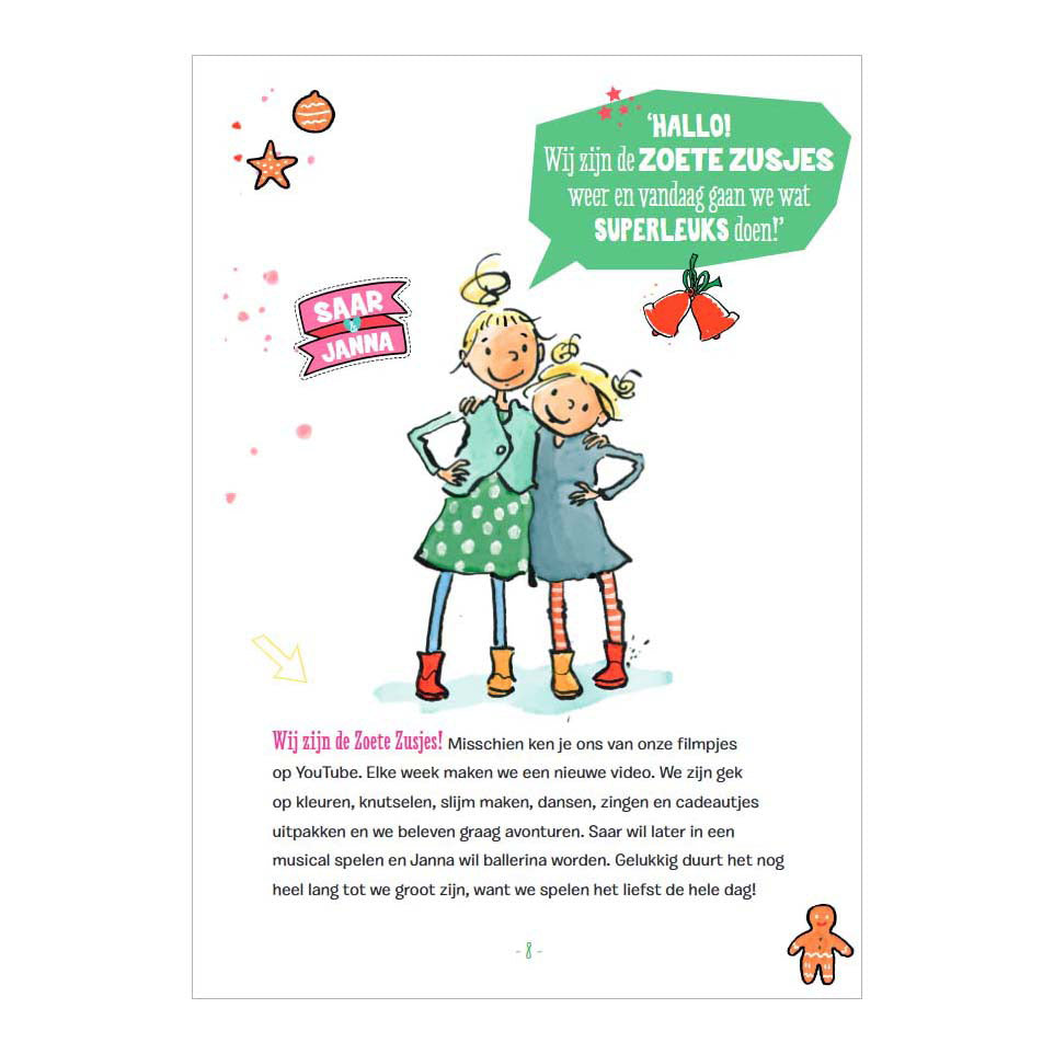 Centraal boekhuis de zoete zusjes vieren kerst