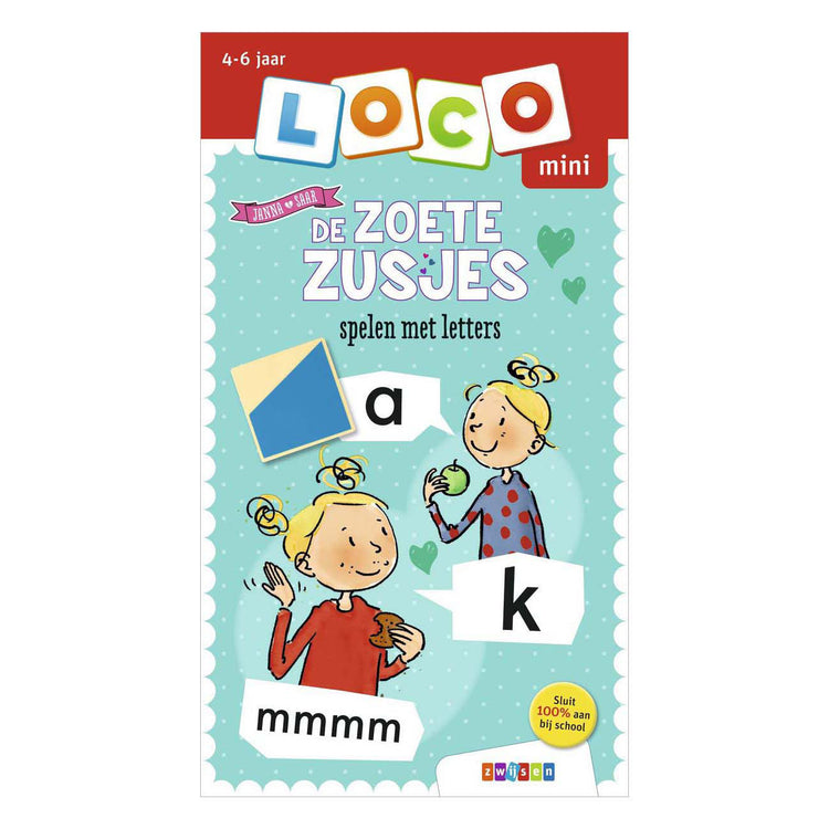 Centraal boekhuis loco mini de zoete zusjes spelen met letters | 4-6 jaar