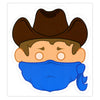 Centraal boekhuis maskers: cowboys en indianen