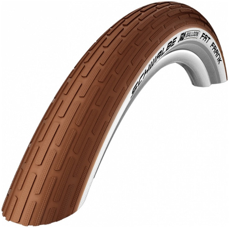 Schwalbe Buitenband Schwalbe Frank K-Guard 28 x 2.00 50-622 mm bruin creme met reflectie