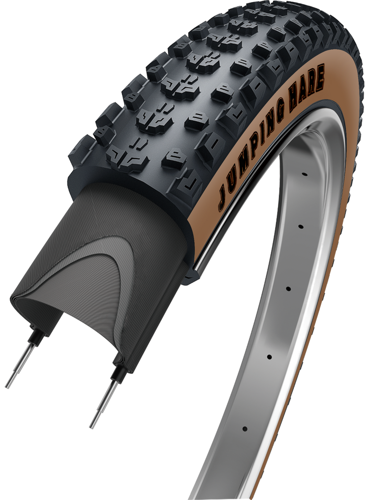 Edge vouwband jumping hare 29 x 2.25 57-622 - zwart bruin