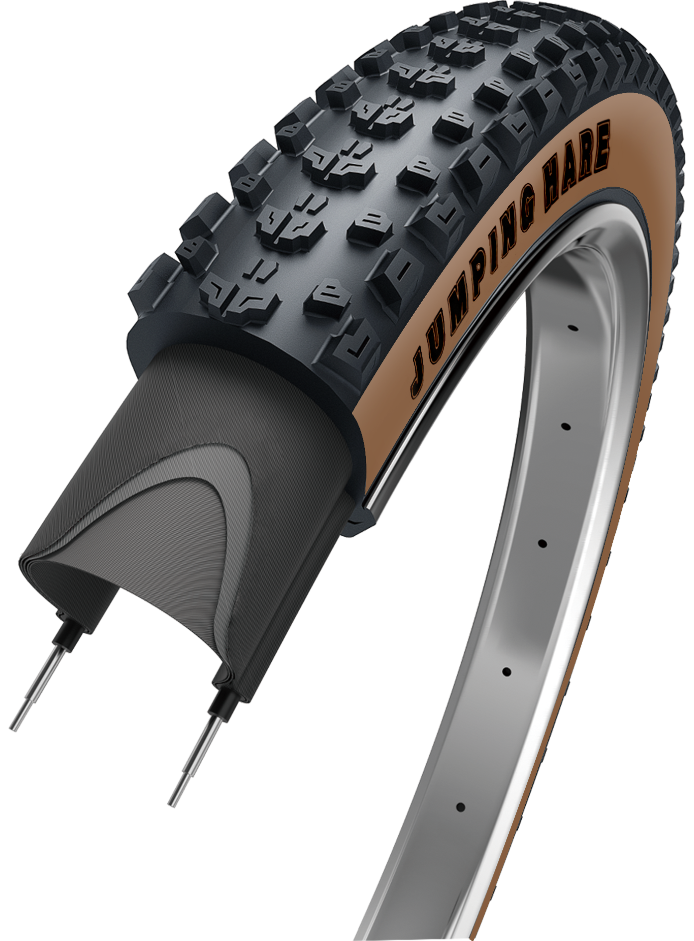 Edge Vouwband Jumping Hare 29 x 2.25 57-622 zwart bruin