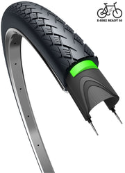 Edge Buitenband Metro Protect 28 x 1.75 47-622 mm voor Speedpedelec tot max 50 km u zwart met reflectie - afbeelding 1