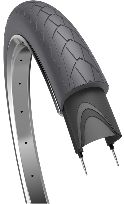 Edge buitenband mambo 28 x 2.00 50-622 mm - grijs met reflectie