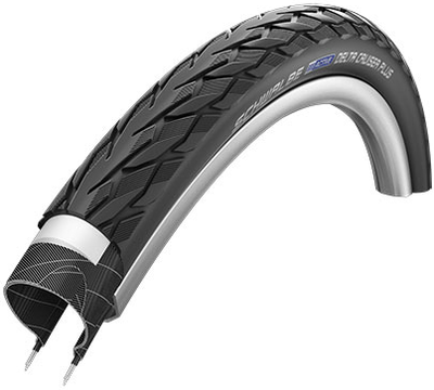 Schwalbe delta cruiser plus 28x15 8x13 8 37-622 28x1.40 zwart reflex