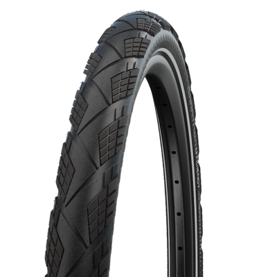 Vouwband Schwalbe Marathon Efficiency Super Race V-Guard 27.5 x 2.15 55-584 - zwart met reflectie