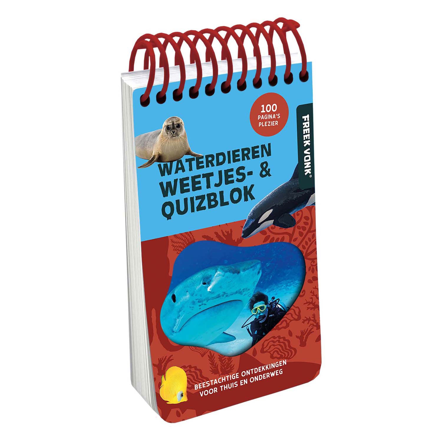 Centraal boekhuis freek vonk weetjes- quizblok - waterdieren