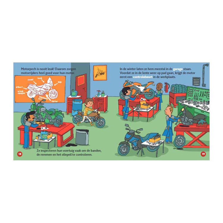 Centraal boekhuis motoren kinderboek