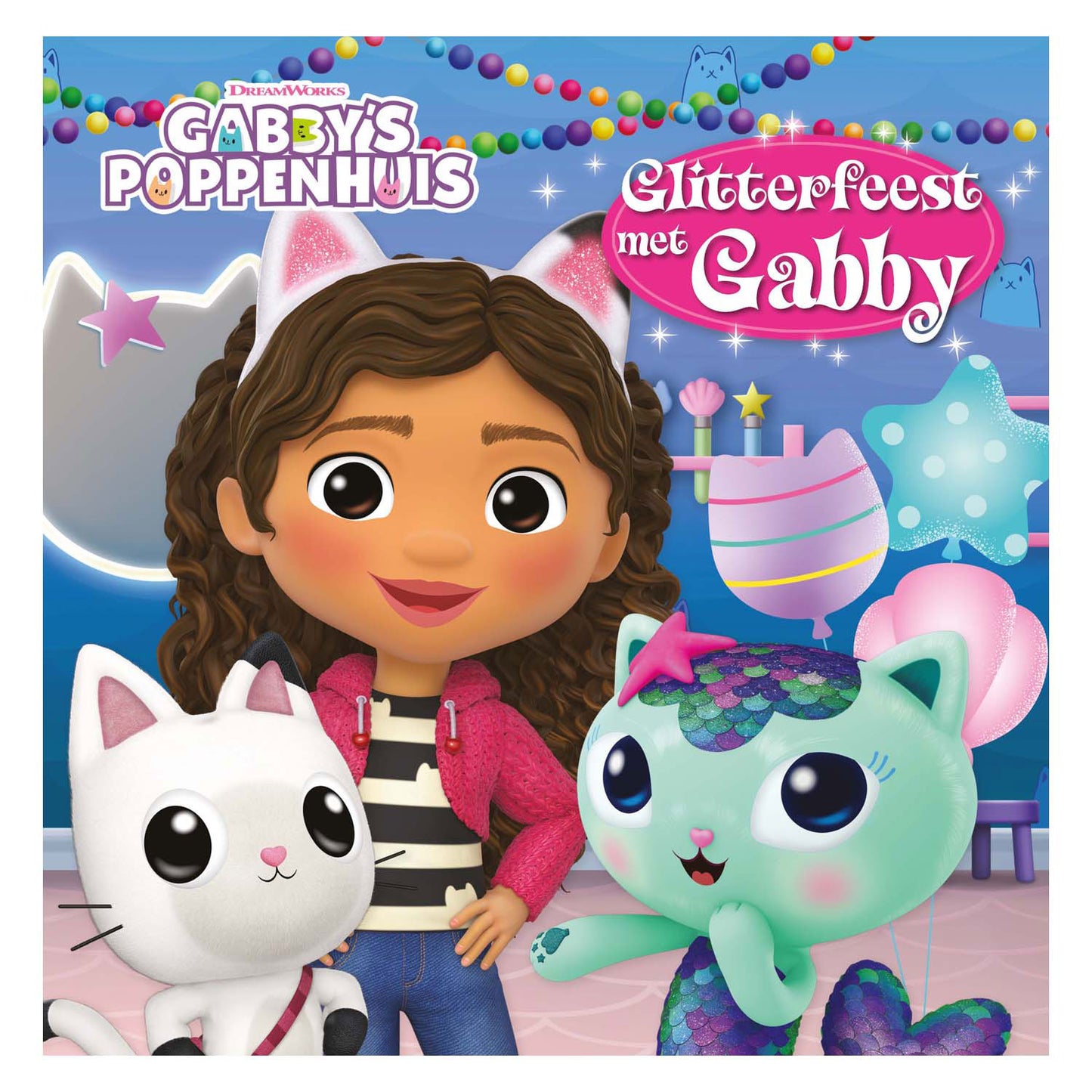Big balloon glitterfeest met gabby