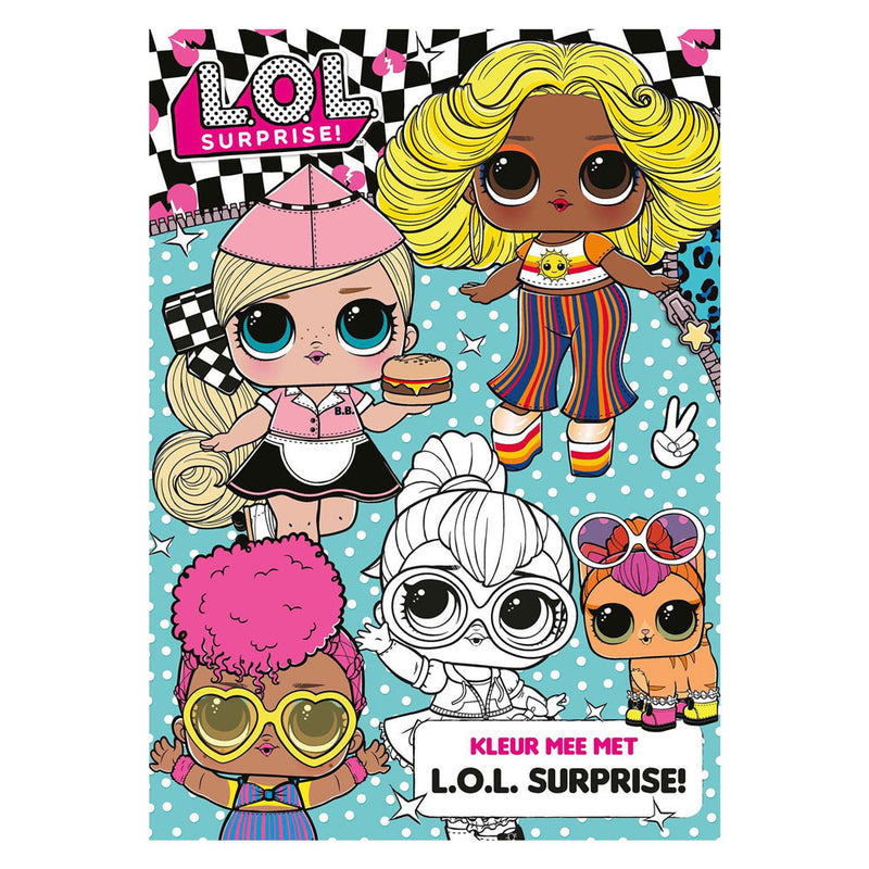 Big balloon kleur mee met l.o.l. surprise!
