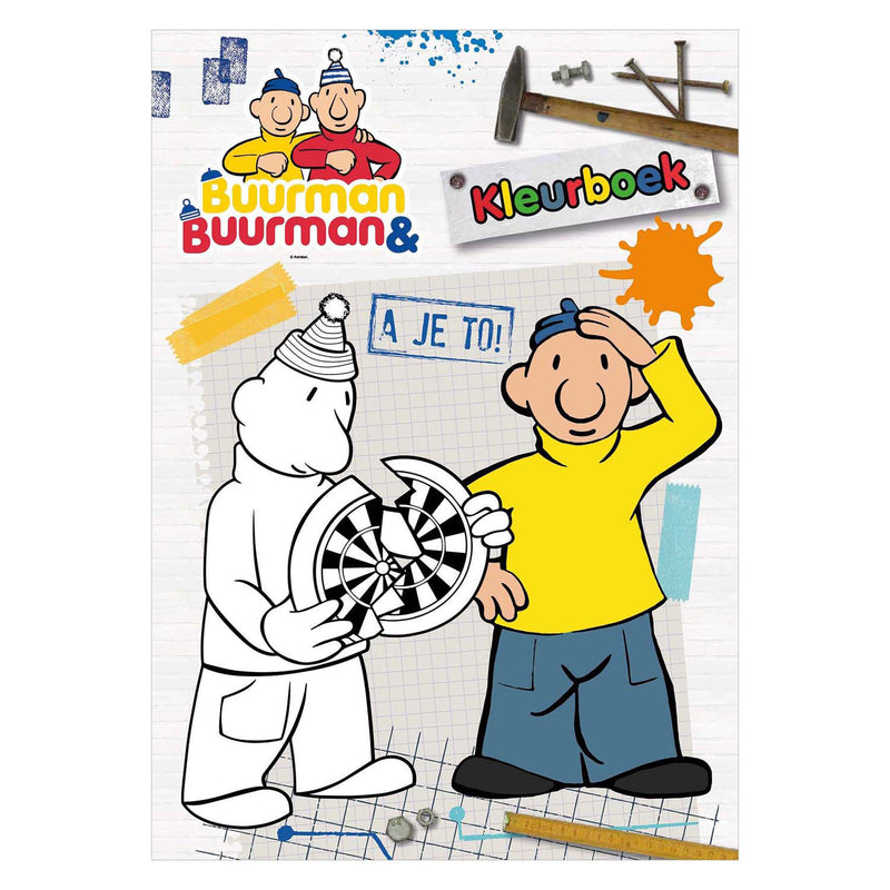 Buurman buurman kleurboek 4+ | 2 stuks