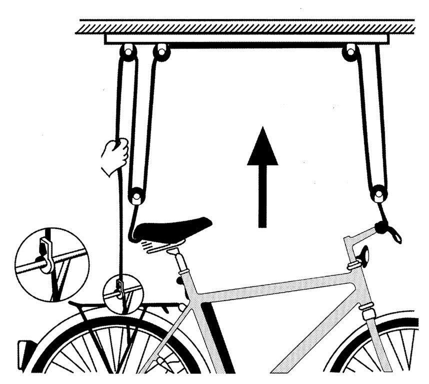 Lift Ice toolz fiets ophangset