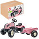 Falk tractor country farmer set pink 2+