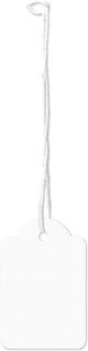 Kangaro draadetiketten - 28x43mm - wit - doos a 250 stuks - prijskaartjes met koord