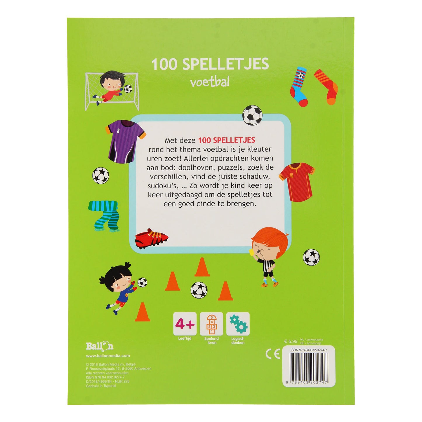 100 spelletjes voetbal