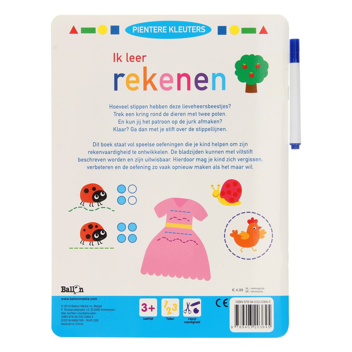 Standaard uitgeverij ik leer rekenen 3+