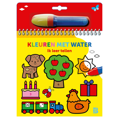 Standaard uitgeverij kleuren met water: ik leer tellen 3+ | 3 stuks