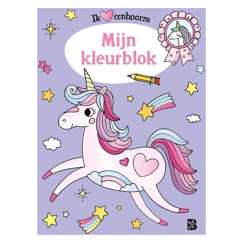 Standaard uitgeverij eenhoorns kleurblok