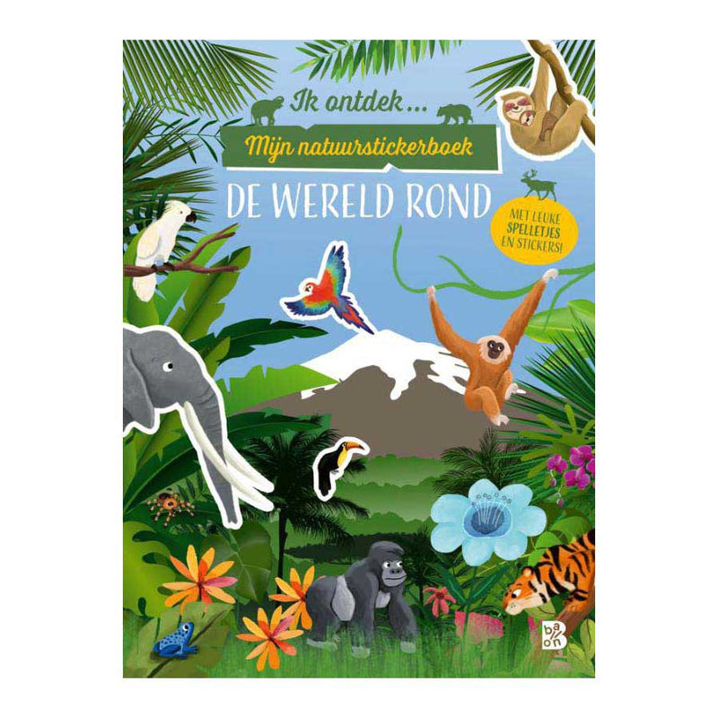Standaard uitgeverij mijn natuurstickerboek - de wereld rond