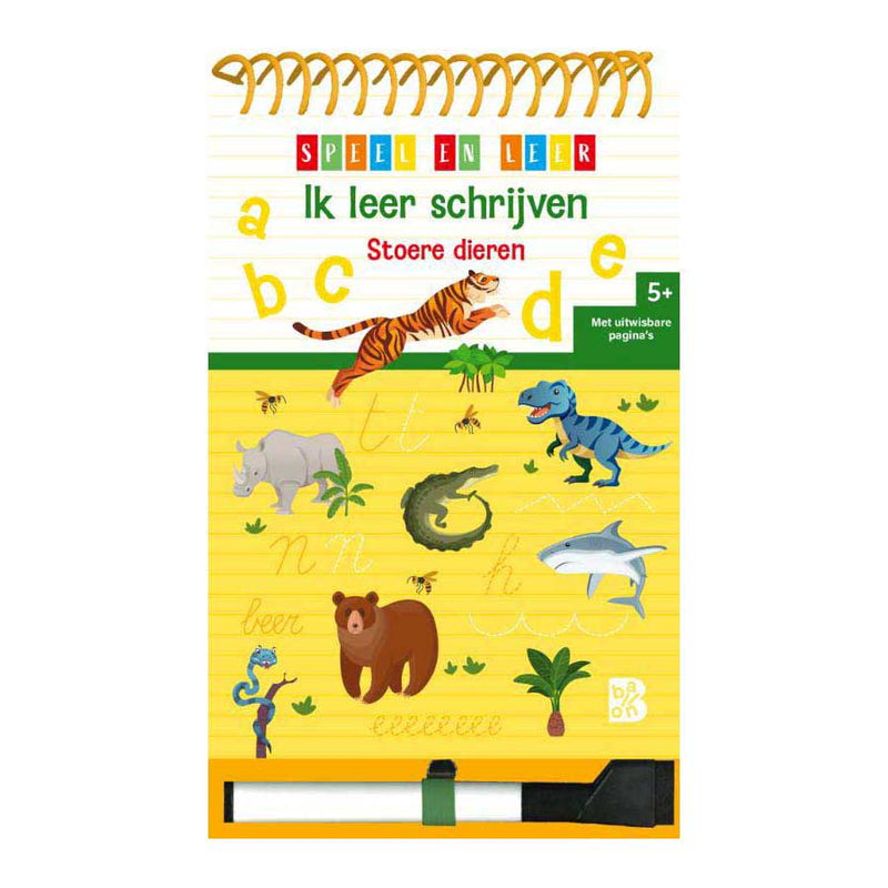 Standaard uitgeverij ik leer schrijven stoere dieren
