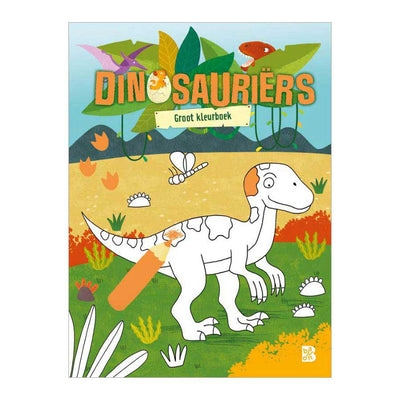 Standaard uitgeverij groot kleurboek dinosauriers