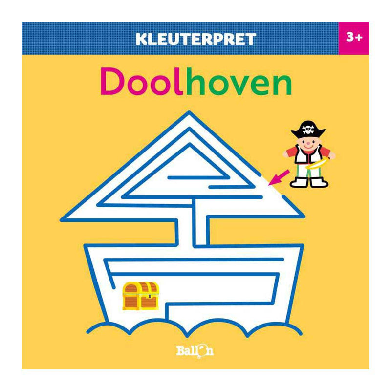 Standaard uitgeverij kleuterpret, doolhoven. 3+ | 3 stuks