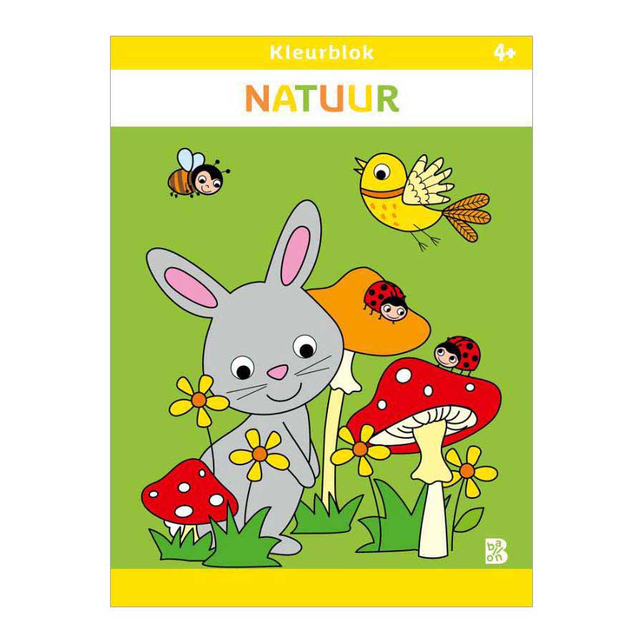 Standaard uitgeverij kleurblok natuur 4+