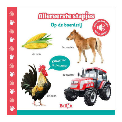 Standaard uitgeverij geluidenboek - op de boerderij