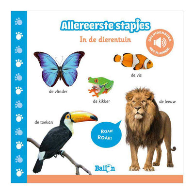 Standaard uitgeverij geluidenboek - in de dierentuin