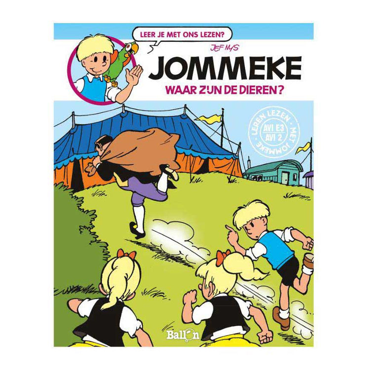 Standaard uitgeverij jommeke - waar zijn de dieren? - avi e3
