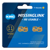 Kmc 11r ti-n gold missinglink connector