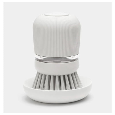Brabantia afwasborstel + reservoir grijs