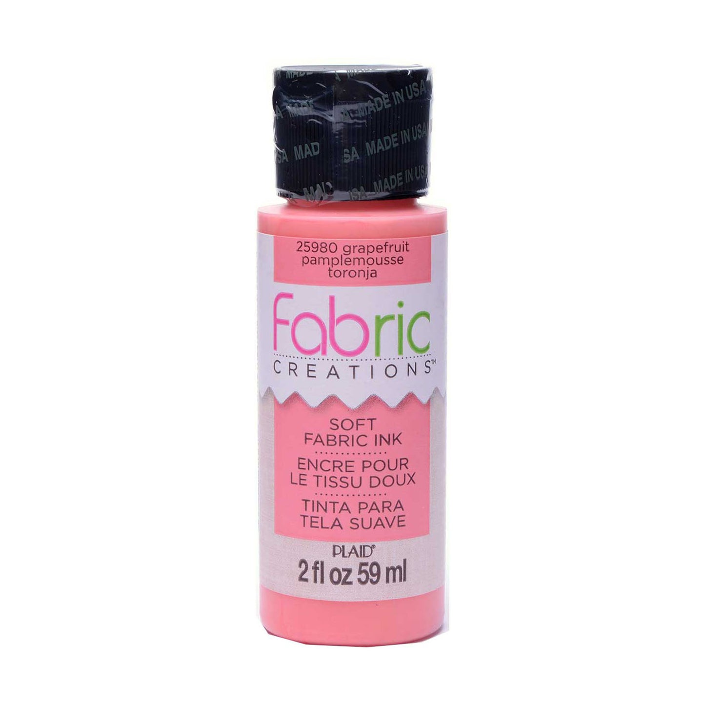 Fabric creations • soft fabric inkt 59ml grapefruit