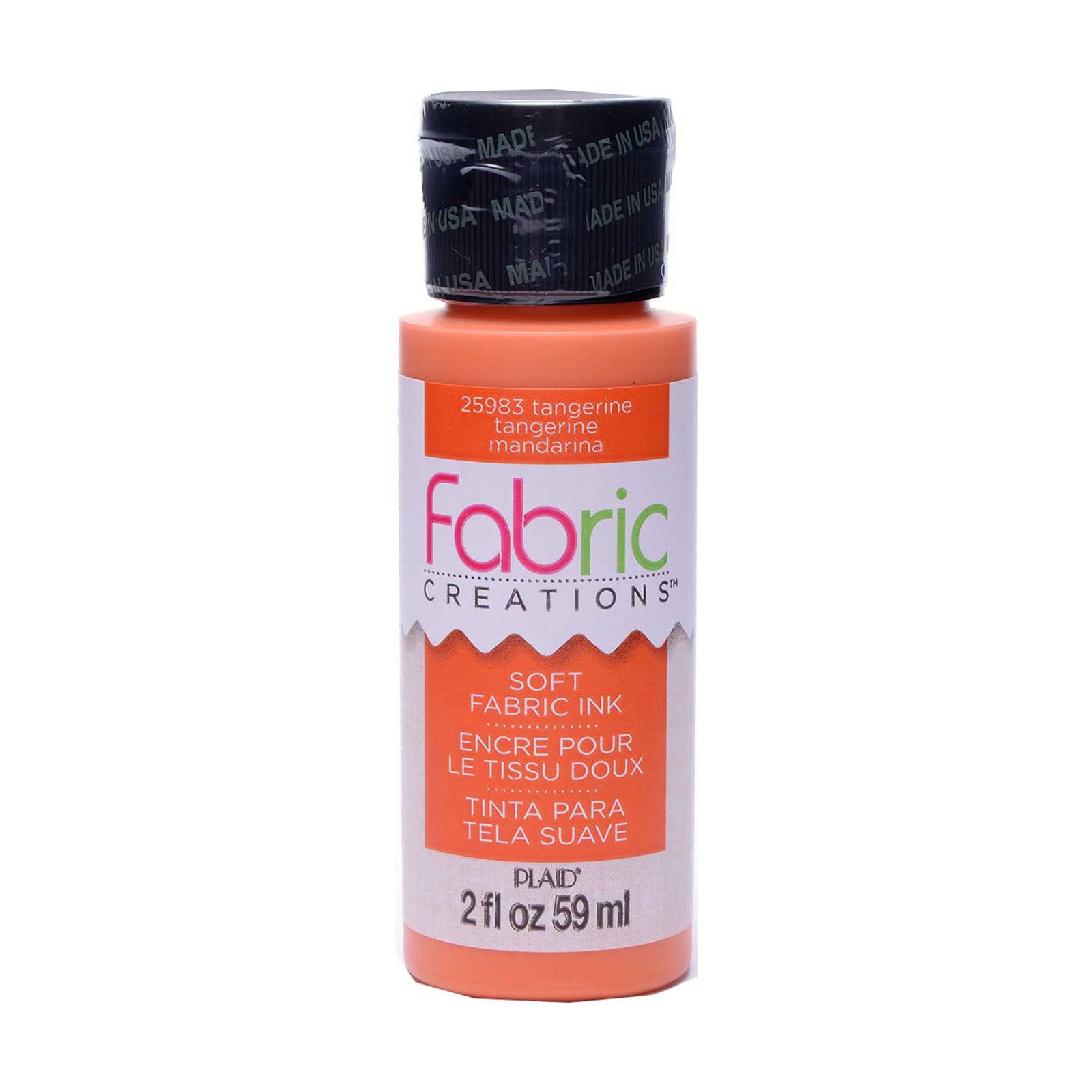 Fabric creations • soft fabric inkt 59ml tangerine